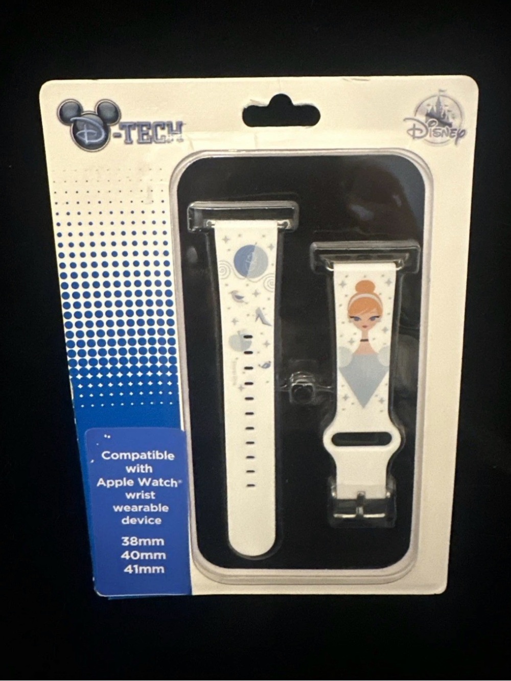 Disney White Cinderella D-Tech Replacement Apple Watch Band